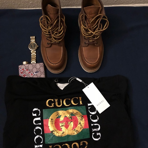 Redwings, Gucci’s swtr, Gucci wallet, mk wtch ,rng - Picture 7 of 8